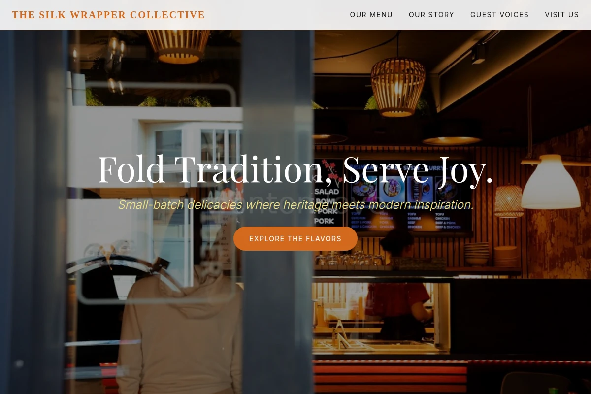 Small-Batch Asian Fusion Food