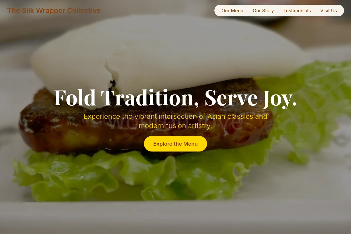 Craft Asian Fusion Food