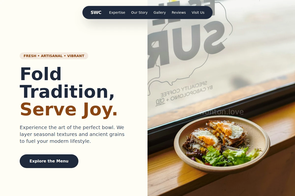 Bowl Specialty Food